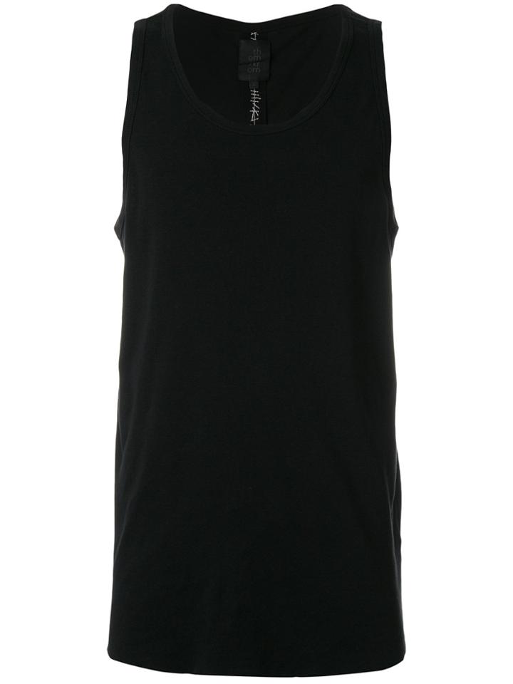 Thom Krom Exposed Stitch Vest Top - Black