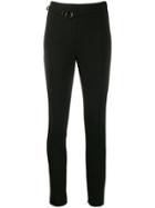 Patrizia Pepe Belted Leggings - Black