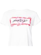 Re/done Forget Me Not T-shirt - White