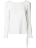 Polo Ralph Lauren Long Sleeved Ribbon Top - White