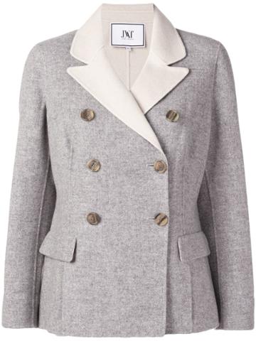 Jorge Vazquez Double Breasted Blazer - Grey