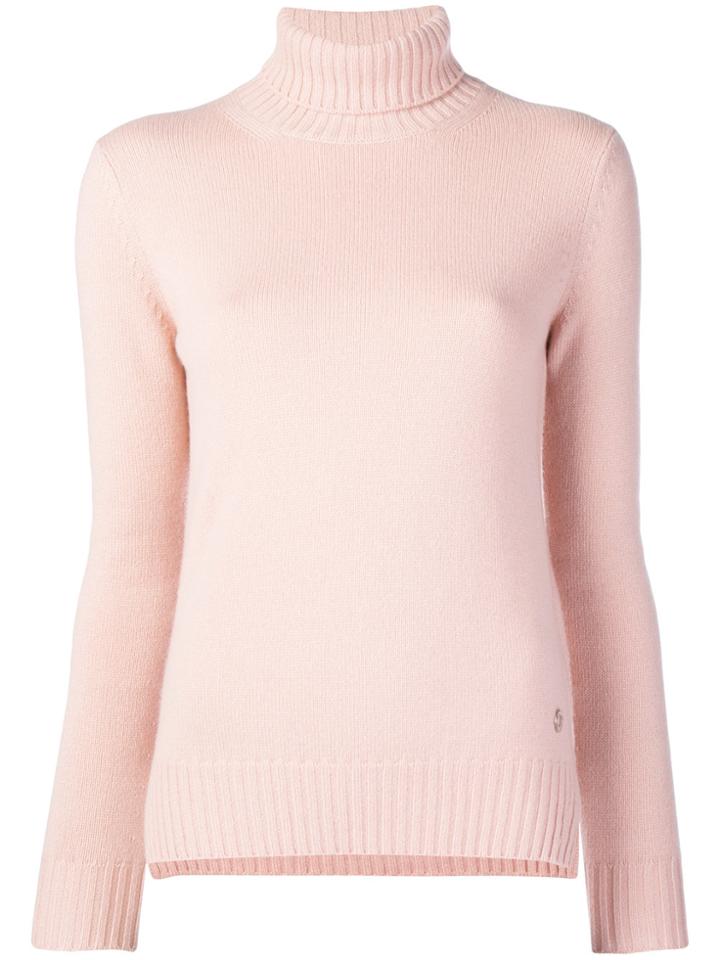 Loro Piana Roll-neck Sweater - Pink & Purple