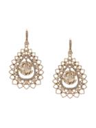 Marchesa Notte Pearl Embellished Earrings - Metallic