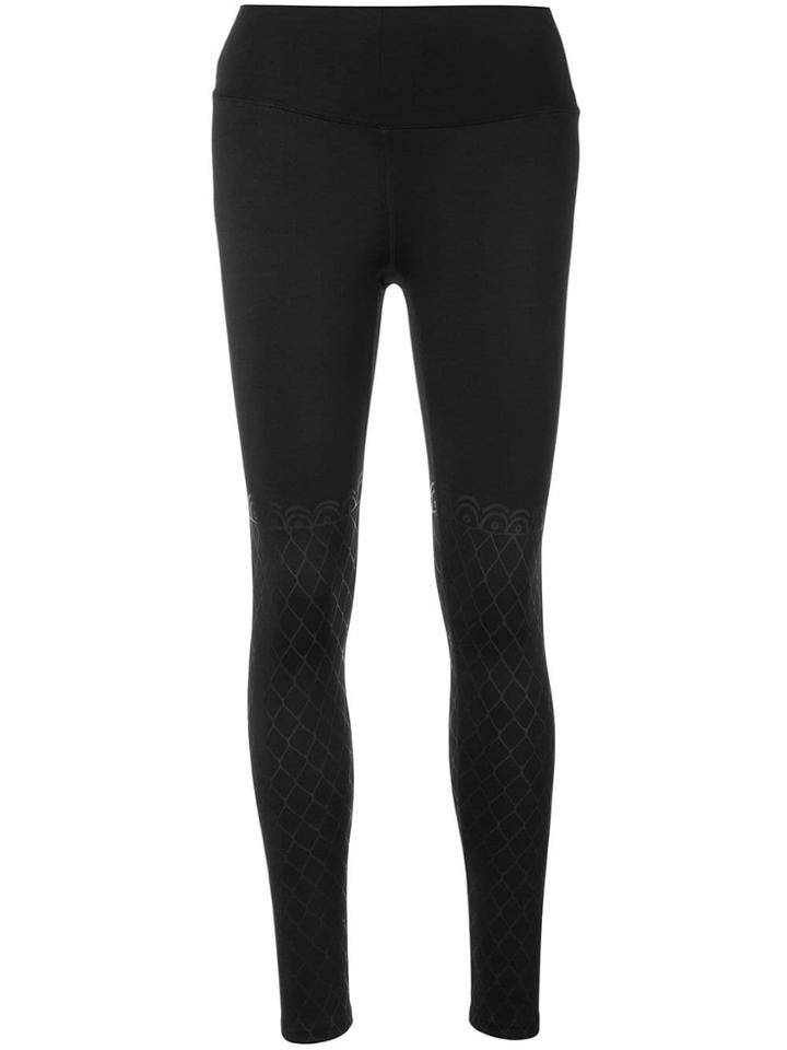 Haculla Fishnet Print Leggings - Black