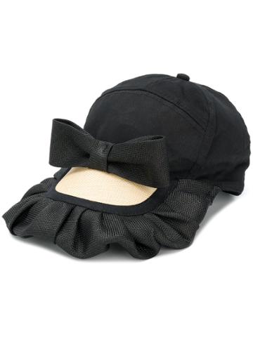 Bernstock Speirs Frill And Bow Cap - Black