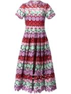 Alexis Long Embroidered Dress