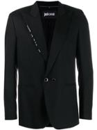 Just Cavalli Metal Hoop Detail Blazer - Black