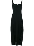Isabel Benenato Open Back Dress - Black