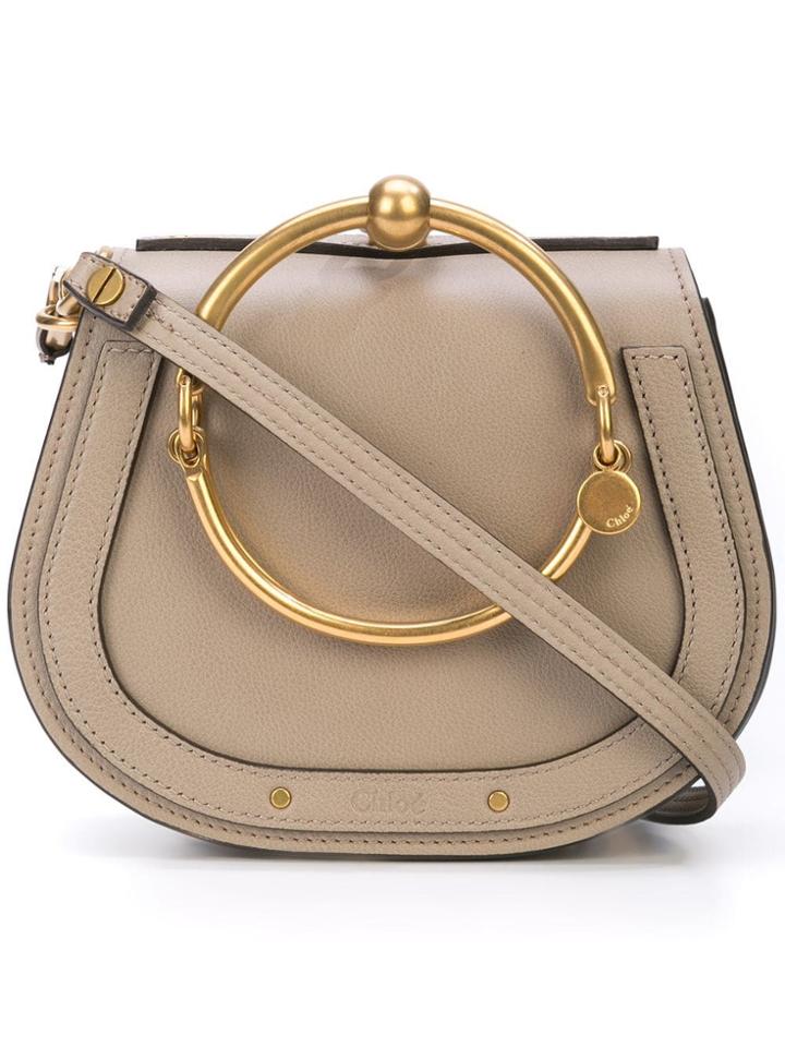 Chloé Nile Bracelet Bag - Grey