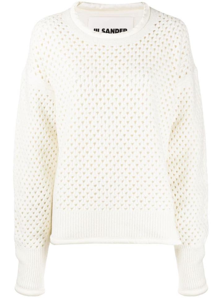 Jil Sander Chunky Knit Sweater - White