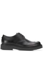 Neil Barrett Metal Toe Derby Shoes - Black