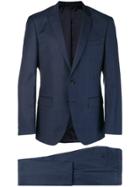 Boss Hugo Boss Checked Two Piece Suit - Blue