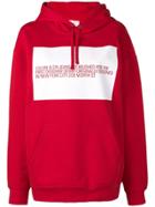 Calvin Klein Jeans Est. 1978 Printed Hoodie - Red