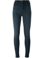 J Brand High-waisted Jeans, Women's, Size: 29, Blue, Cotton/polyester/spandex/elastane