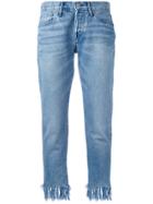 3x1 Tassel Fringe Jeans - Blue