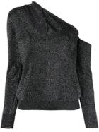 Cushnie Cut-detail Asymmetric Top - Black