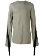 Bmuet(te) - Extra Long Sleeve Strap Sweatshirt - Men - Cotton/nylon - 48, Nude/neutrals, Cotton/nylon