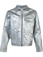 Enfants Riches Déprimés Zip-up Jeans Jacket - Grey