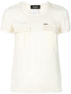 Dsquared2 Pocket-detail Fitted Top - White