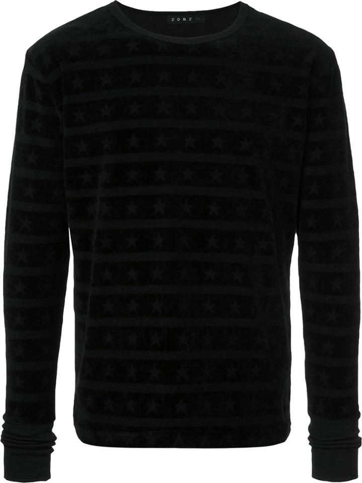 Roar Star Patterned Top - Black