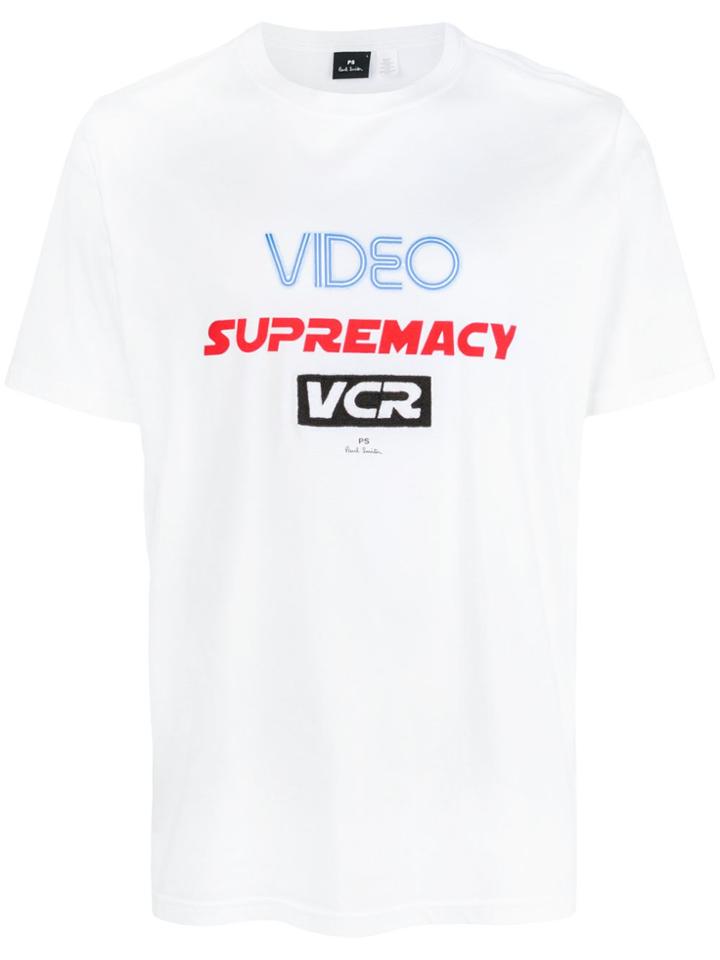 Ps By Paul Smith Video Supremacy T-shirt - White