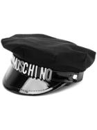 Moschino Logo Plaque Hat - Black