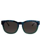 Burberry Buckle Detail Square Frame Sunglasses - Blue