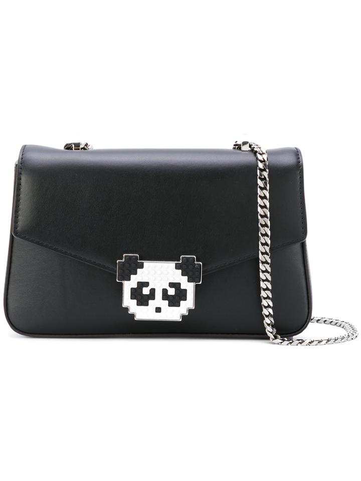 Les Petits Joueurs Panda Shoulder Bag - Black