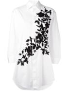 Dsquared2 Oversize Floral Embroidered Shirt