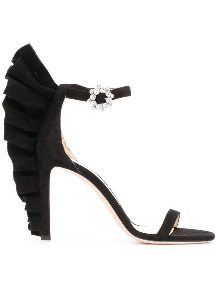 Jimmy Choo Karalie 100 Sandals - Black