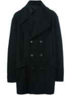 Raf Simons Oversized Coat, Men's, Black, Wool