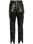Marques'almeida High-waist Biker-style Trousers - Black