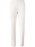 Chloé Slim Fit Trousers, Women's, Size: 38, Nude/neutrals, Silk/acetate/viscose
