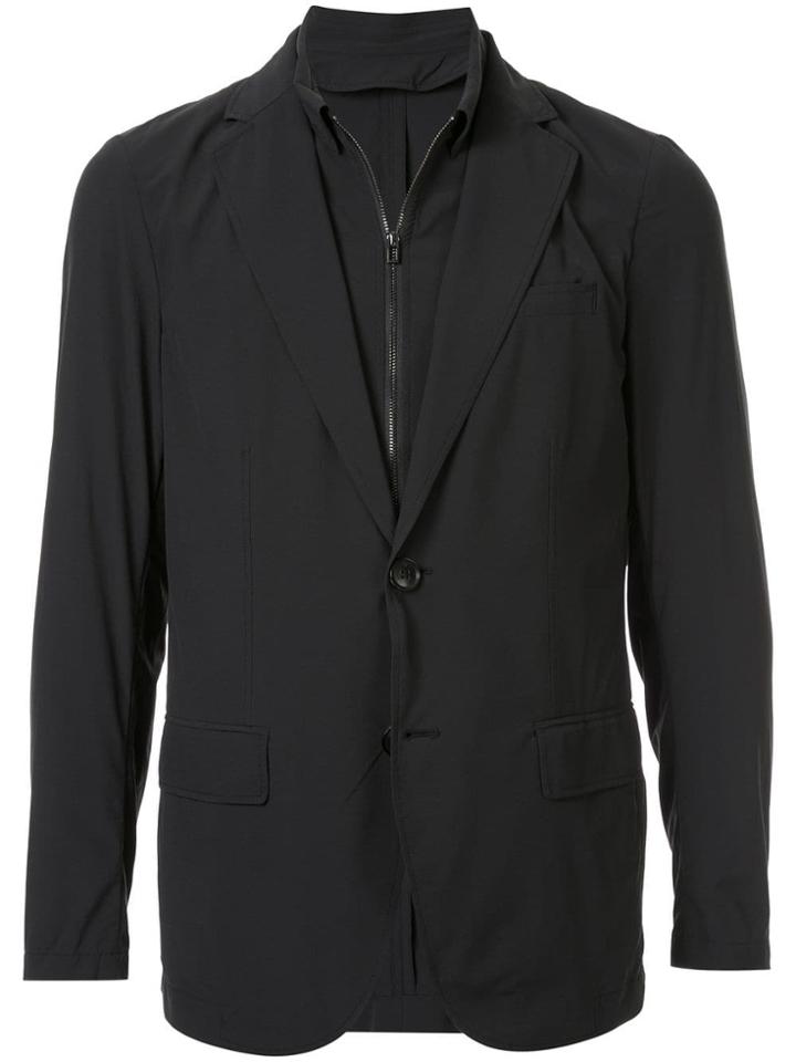 Emporio Armani Double Layer Blazer - Black