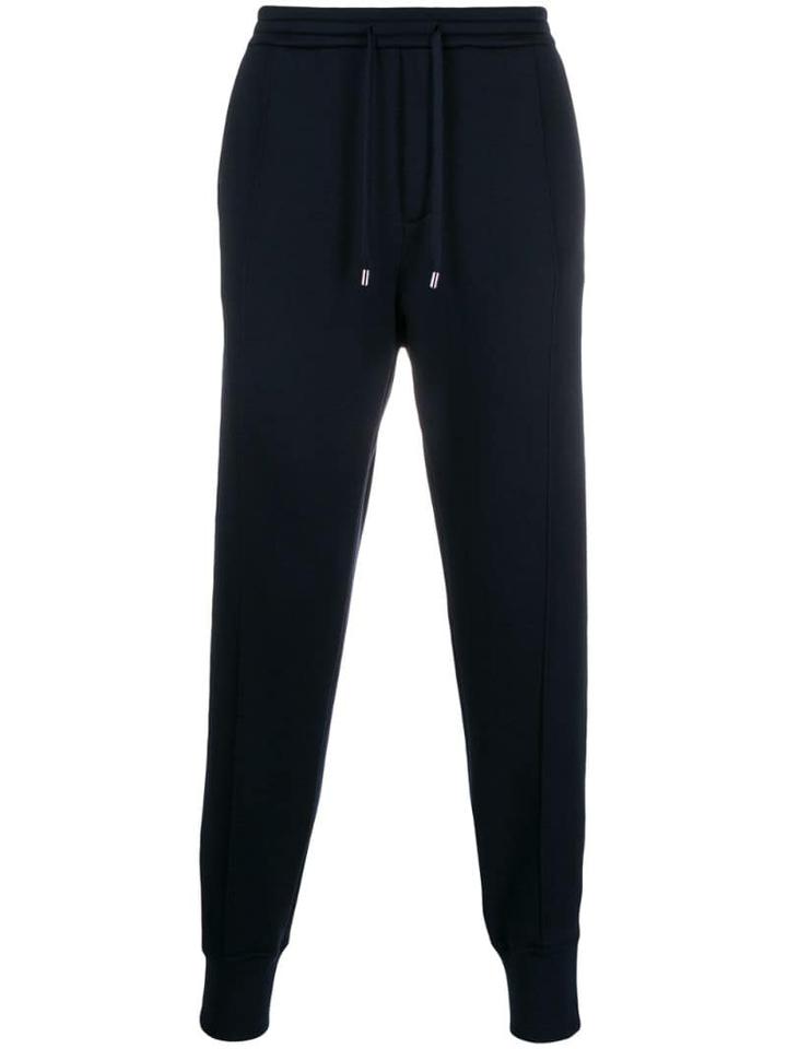Giorgio Armani Velvet Pocket Track Pants - Blue
