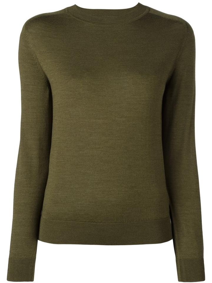 A.p.c. 'maud' Jumper, Women's, Size: Small, Green, Silk/wool