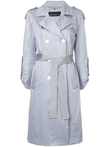 Marc Cain Belted Trench Coat - Purple