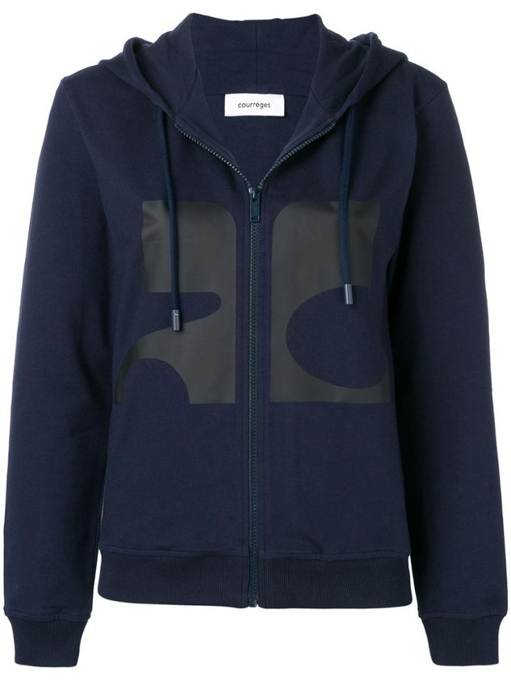 Courrèges Courrèges 318js09j005 Navy Black Logo - Blue