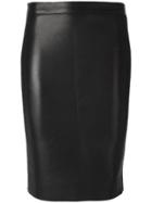 Dsquared2 Leather Pencil Skirt - Black