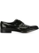 Premiata Classic Derby Shoes, Men's, Size: 10, Black, Calf Leather