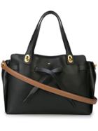 Anya Hindmarch Crossover Strap Tote Bag - Black