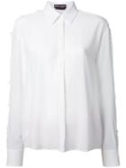 Rochas Classic Shirt, Women's, Size: 42, White, Silk