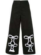 Vivetta Embroidered Trousers - Black