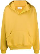 Fear Of God Front Button Up Hoodie - Yellow