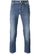 Jacob Cohen Slim Fit Jeans, Men's, Size: 38, Blue, Cotton/polyester/spandex/elastane