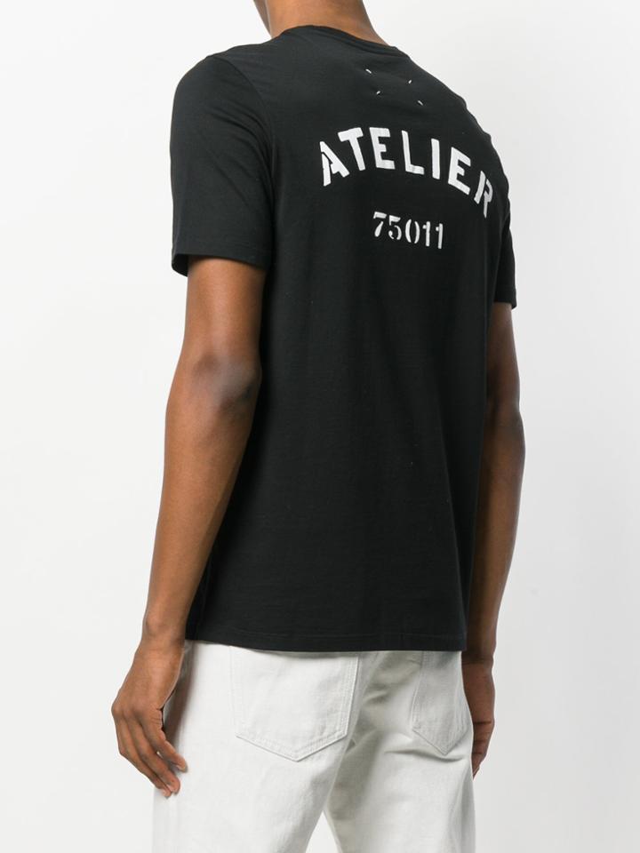 Maison Margiela Slogan T-shirt - Black