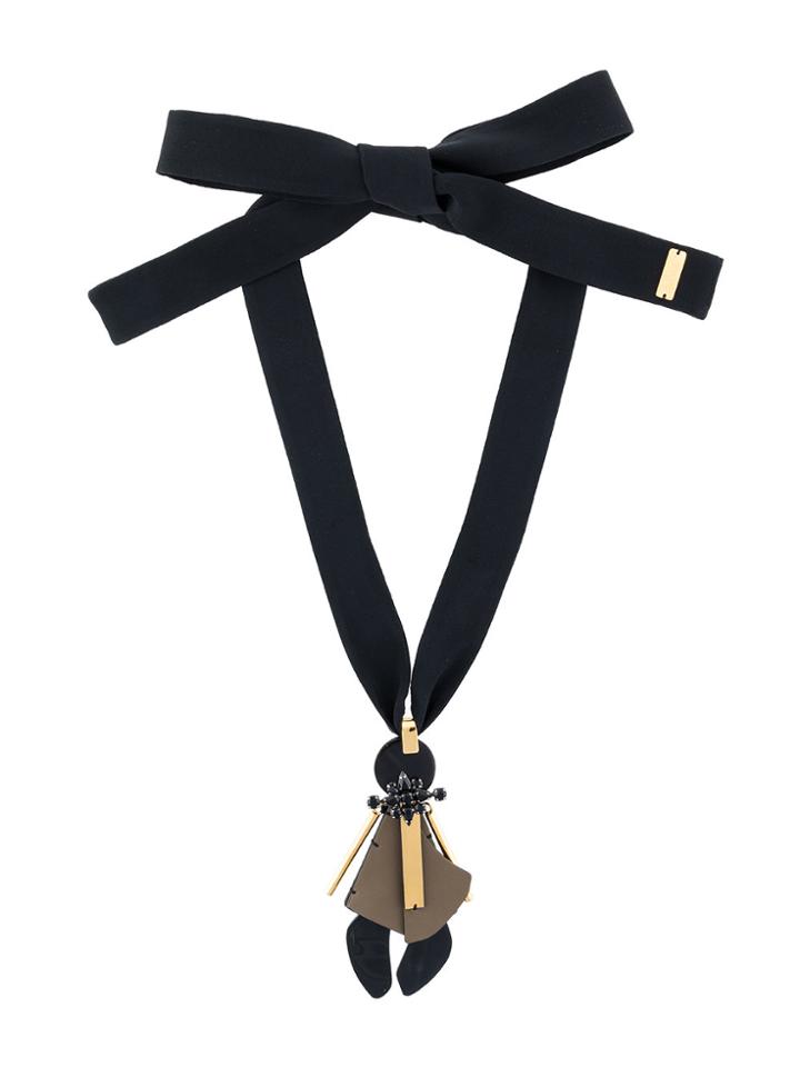 Marni Geometric Necklace - Black