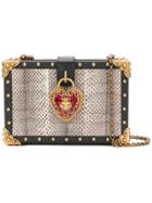 Dolce & Gabbana Heart Box Bag - Black