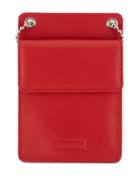 Supreme Leather Id Holder - Red