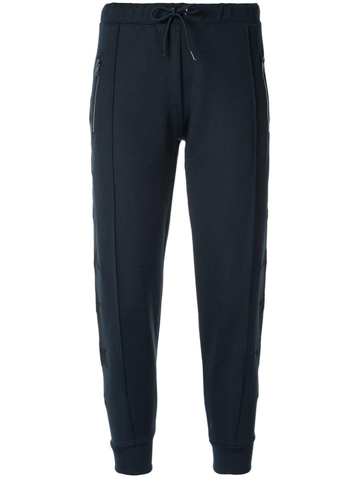 Être Cécile Stars Applique Crop Track Pant - Blue